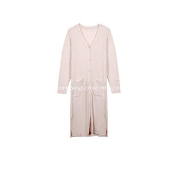 Women's Knitted Button Down Cardigan&Pant Pajamas Set